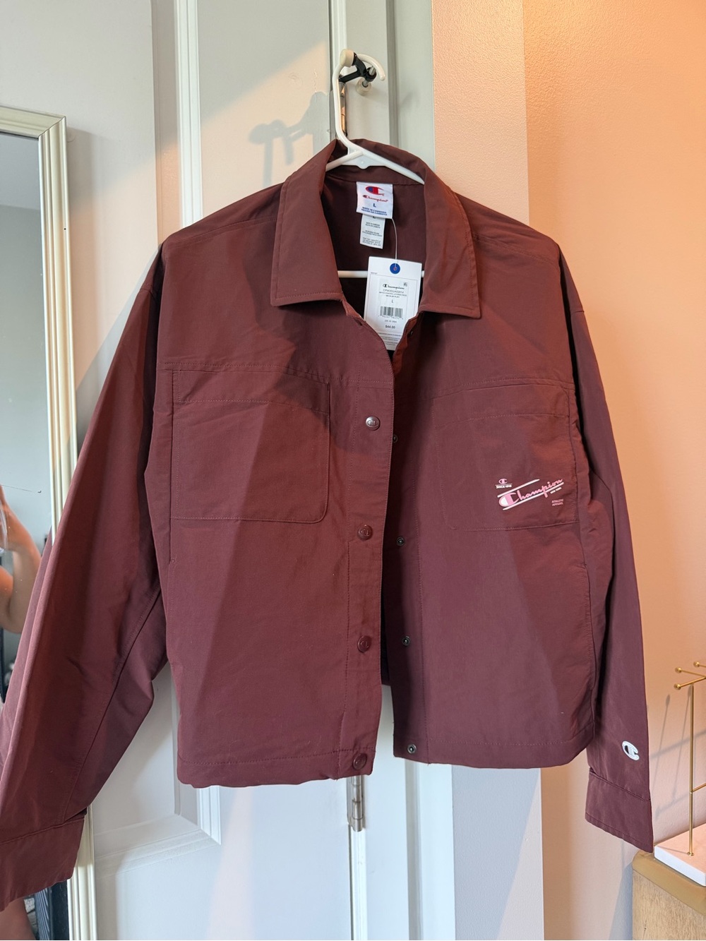 Champion Women's Burgundy Utility Coach Jacket